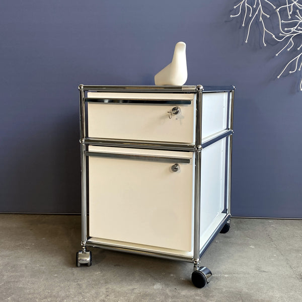 USM Haller - Rollcontainer - weiß