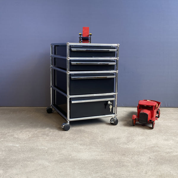 USM Haller - Rollcontainer - schwarz