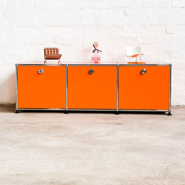 USM Haller - Lowboard - orange - gebrauchter TOP Zustand