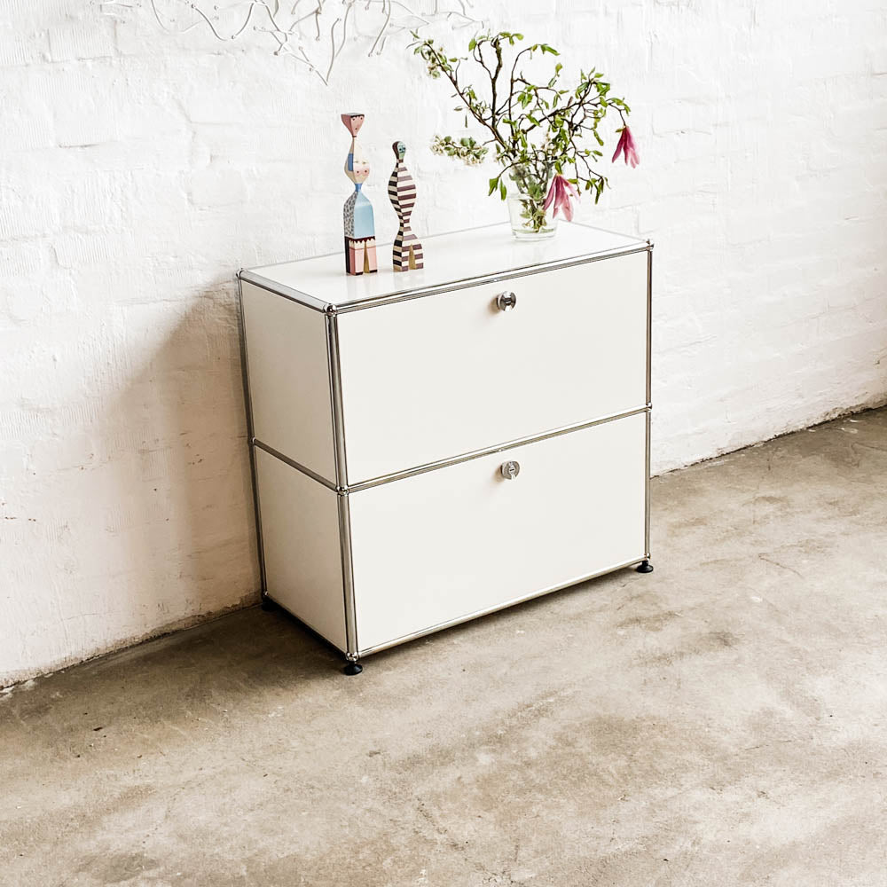 USM Haller - Sideboard - Weiß - Klapptüren - Softclose