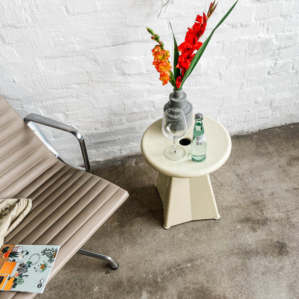 Tabouret Métalique Hocker - ecru