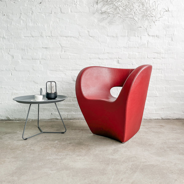 Moroso - Victoria and Albert Sessel - Leder dunkelrot
