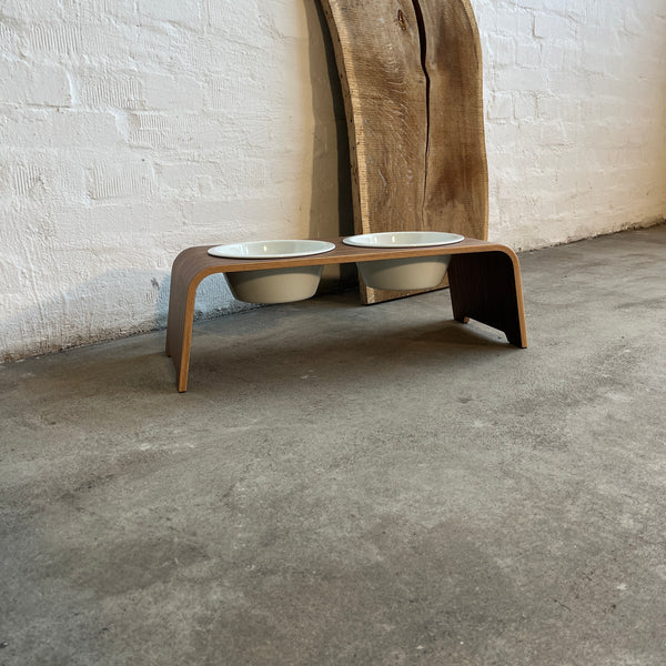 dogBar® - Classic Hundenapf medium - Nussbaum