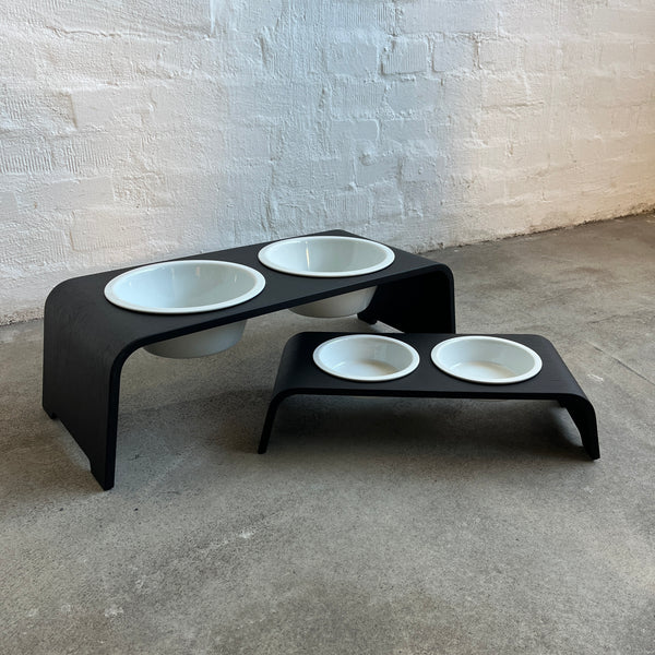 dogBar® - Classic Hundenapf medium - Eiche dunkel