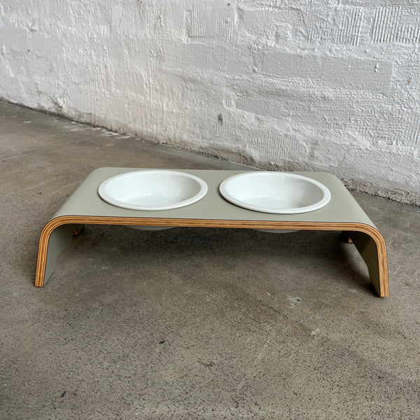 dogBar® - Classic Hundenapf small - salbei - Porzellan