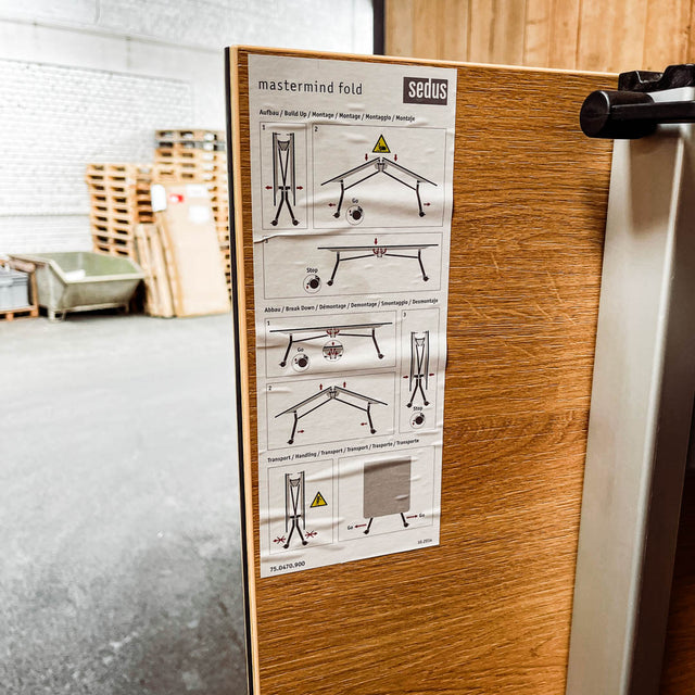 Sedus - MM-302 - Mastermind Fold - Besprechungstisch - Eiche