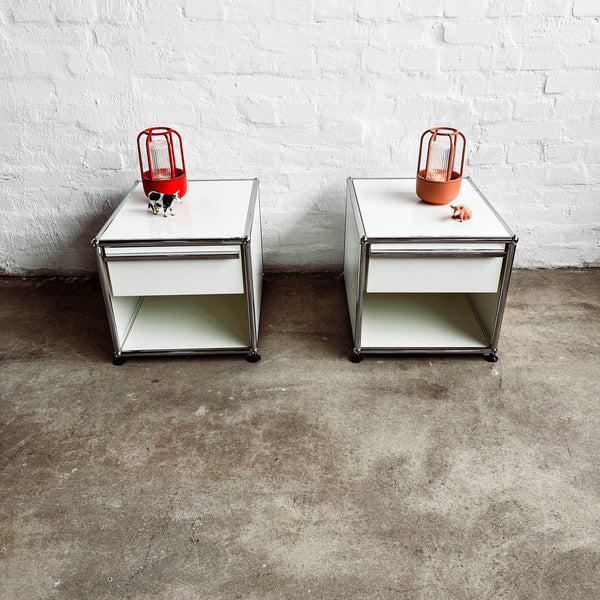 USM Haller - Nachttisch/Druckertisch - Weiß - TOP Zustand