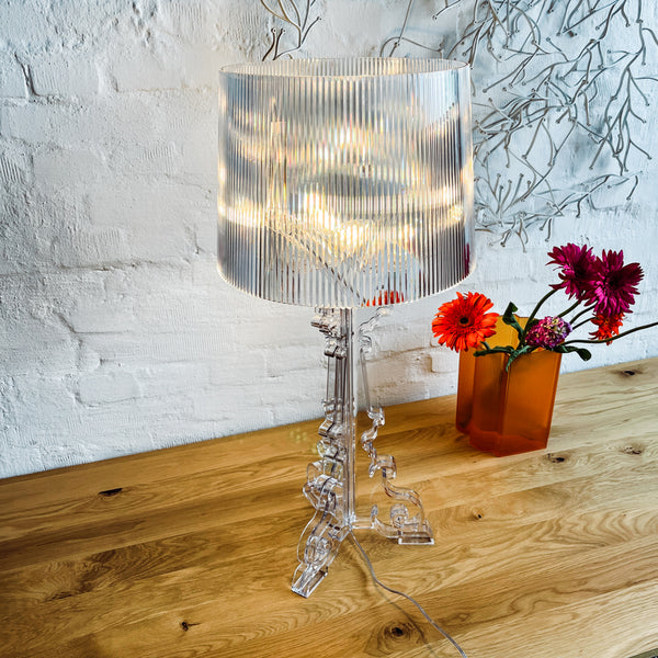 Kartell Tischlampe - Bourgie - Kunststoff transparent - NEU