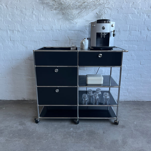 USM Haller - Kaffeebar - Barwagen - schwarz - gebrauchter TOP Zustand