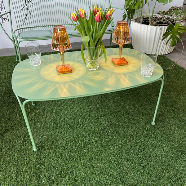 Kartell - Hiray - Gartenbeistelltisch - grün - Ludovica Serafini und Roberto Palomba - Outdoor - NEU
