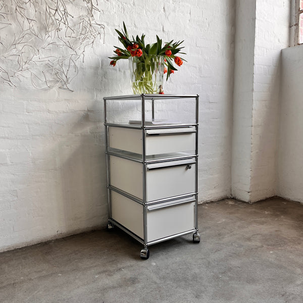 USM Haller - Rollcontainer - weiß - gebrauchter TOP Zustand