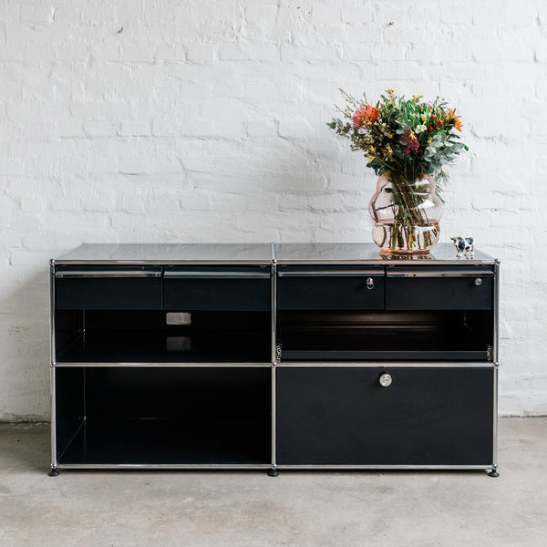 USM Haller - Sideboard - schwarz - gebrauchte TOP Qualität