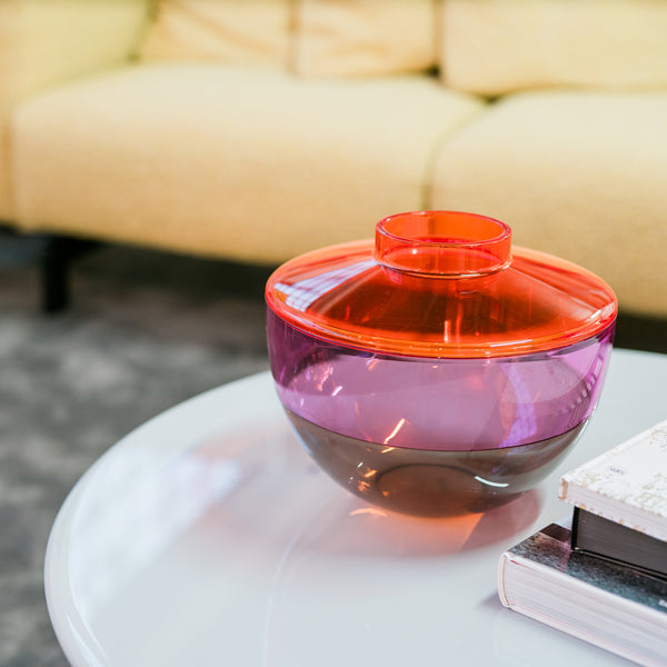 Kartell - Vase - Shibuya - Orange/Rot/Grau - Christophe Pillet - NEU