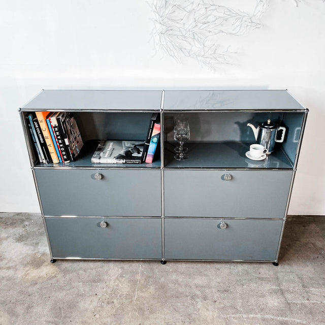 USM Haller - Highboard - mittelgrau