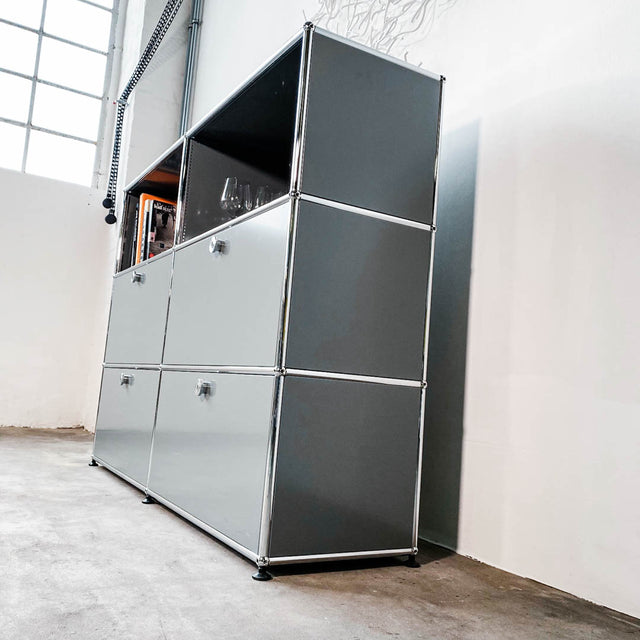 USM Haller - Highboard - mittelgrau