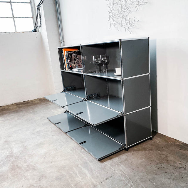 USM Haller - Highboard - mittelgrau