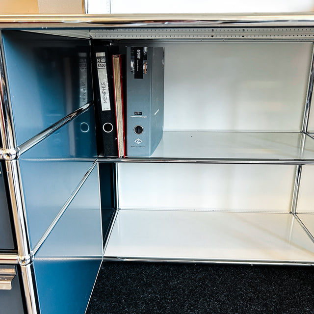 USM Haller - Theke - Arbeitsplatz - Anthrazitgrau/Weiß/Rot - TOP Zustand!