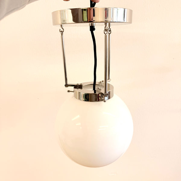 Tecnolumen - DMB 26/250 - Deckenleuchte - Glas/Vernickelt - Neuwertig!