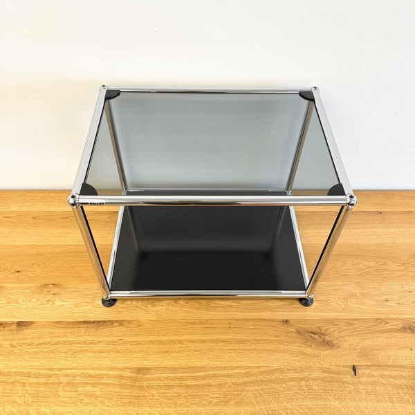 USM Haller - Beistelltisch - Rauchglas/Schwarz - TOP Zustand!
