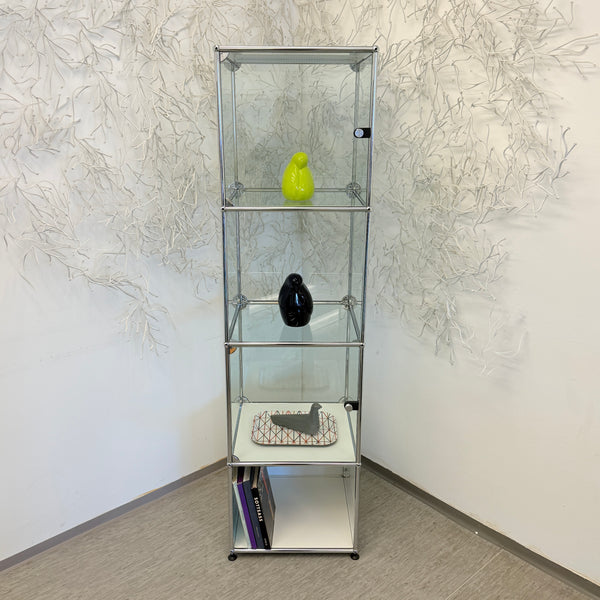 USM Haller Vitrine - Glas/Weiß - Vier Fächer - TOP Zustand!