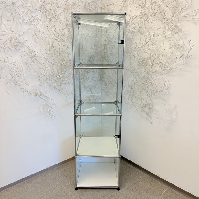 USM Haller Vitrine - Glas/Weiß - Vier Fächer - TOP Zustand!