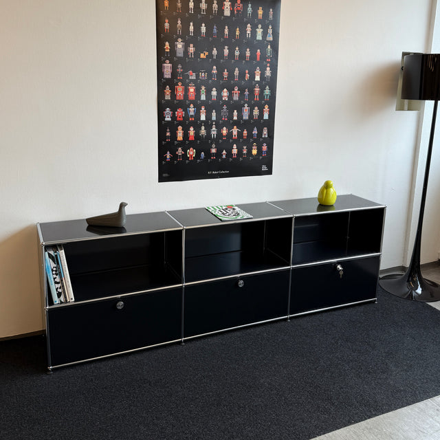 USM Haller - Sideboard/Regal - Schwarz - Guter gebrauchter Zustand