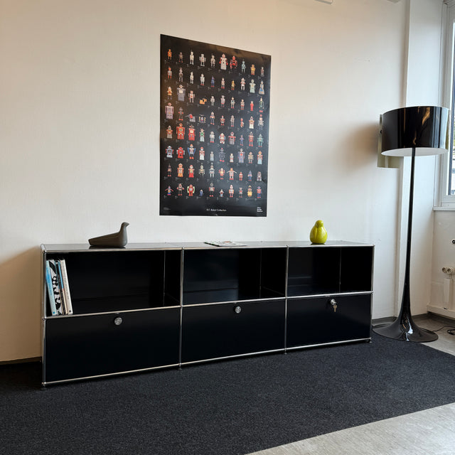 USM Haller - Sideboard/Regal - Schwarz - Guter gebrauchter Zustand