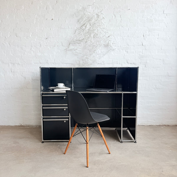 USM Haller - Sekretär - Schwarz - Schubladen - TOP Zustand!