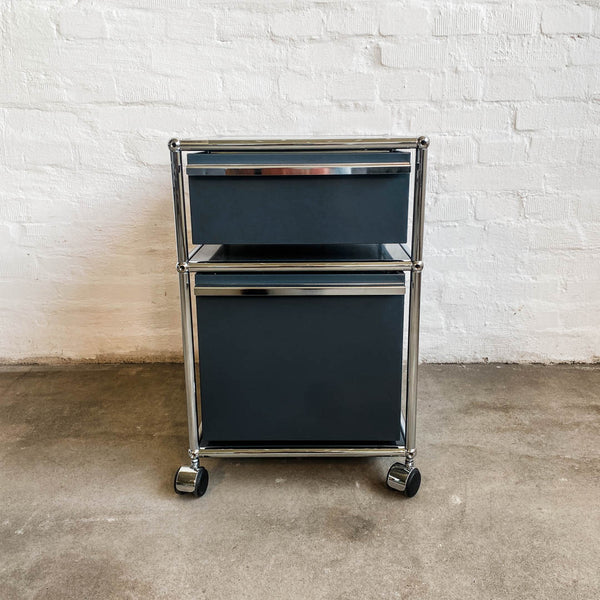 USM Haller - Rollcontainer - anthrazitgrau - 2 Schubladen - gebrauchter TOP Zustand