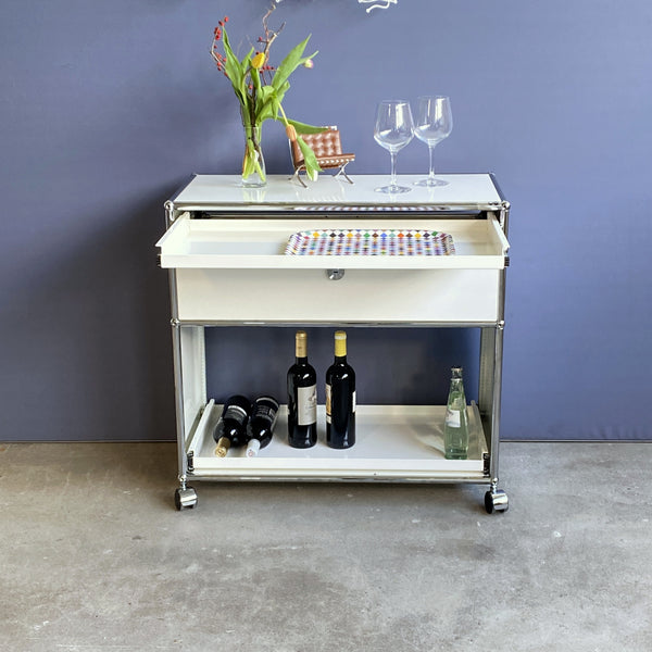 USM Haller - Barwagen - weiß