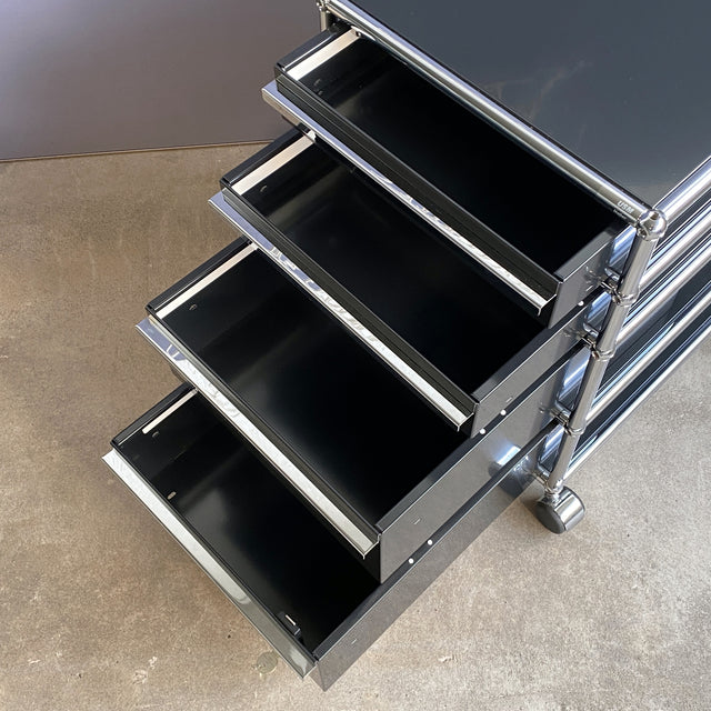 USM Haller - Rollcontainer - schwarz