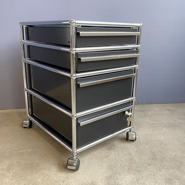 USM Haller - Rollcontainer - schwarz