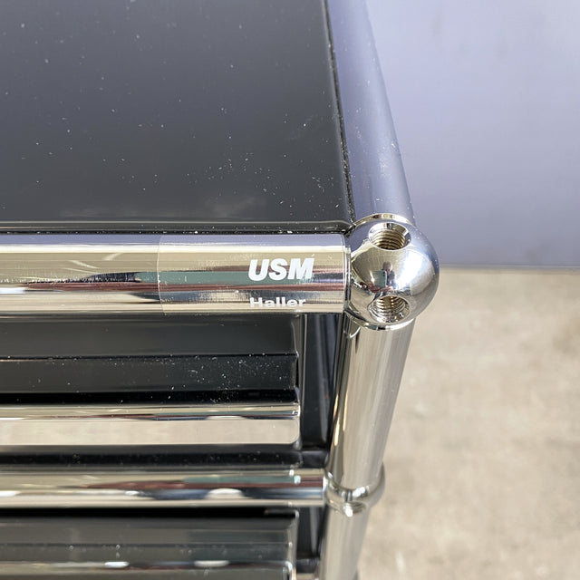 USM Haller - Rollcontainer - schwarz