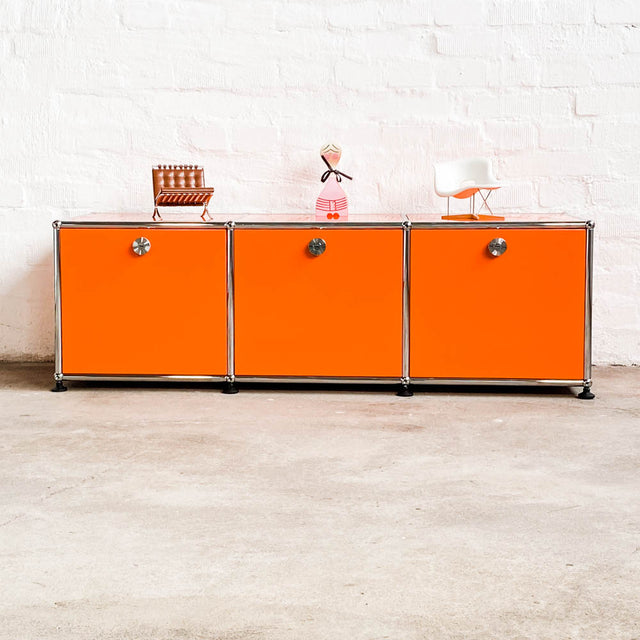 USM Haller - Lowboard - orange