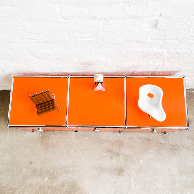 USM Haller - Lowboard - orange