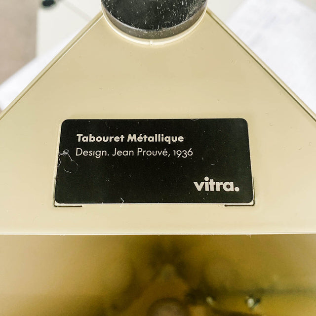 Vitra - Tabouret Métalique - Hocker - Ecru - TOP Zustand!