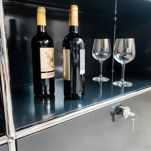 USM Haller - Regal - schwarz