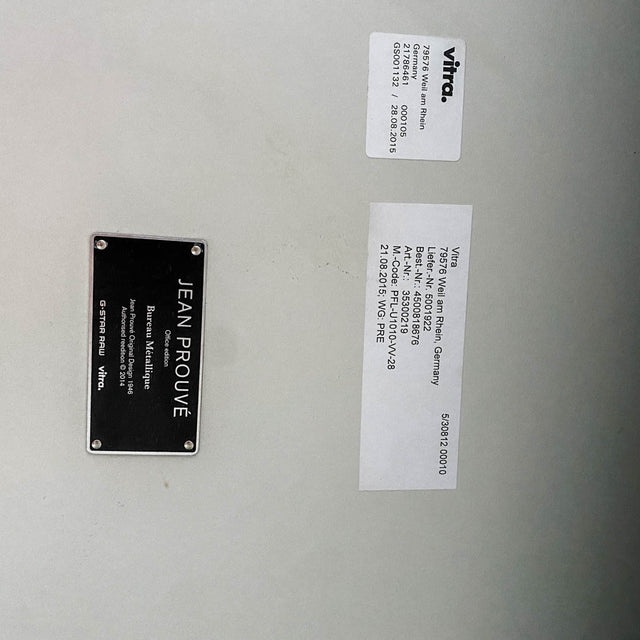 Vitra - Bureau Métallique Raw Edition - grün/weiß