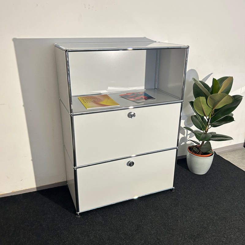 USM Haller - Highboard - lichtgrau - Klapptüren