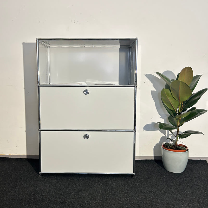USM Haller - Highboard - lichtgrau - Klapptüren