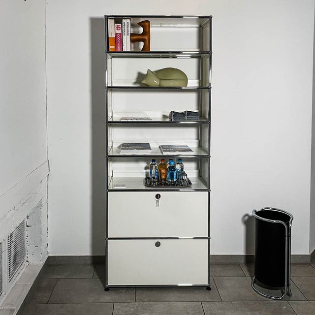 USM Haller - Bücherregal - weiß