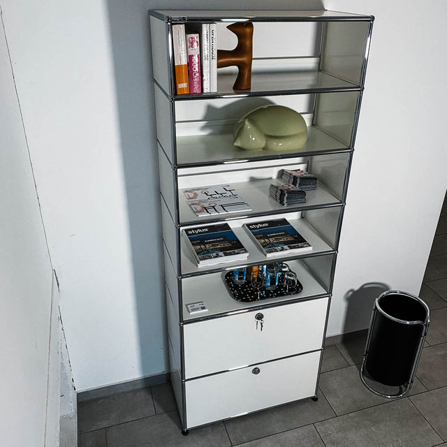 USM Haller - Bücherregal - weiß