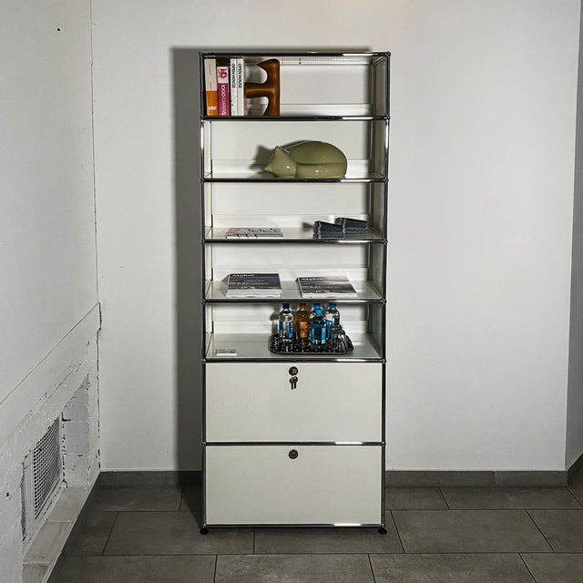 USM Haller - Bücherregal - weiß