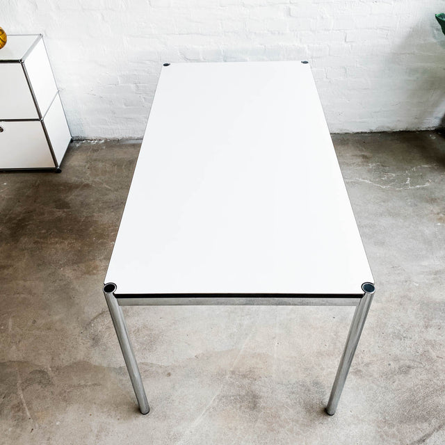 USM Haller - Tisch - perlgrau alumatt - 150 x 75 cm - guter gebrauchter Zustand