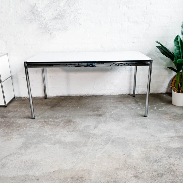 USM Haller - Tisch - perlgrau alumatt - 150 x 75 cm - guter gebrauchter Zustand