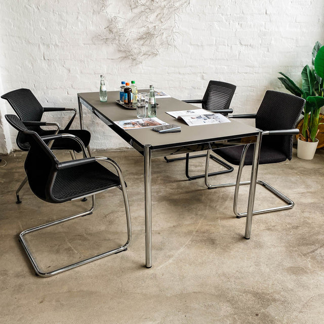 USM Haller Tisch - Fenix grau - 175 x 75 cm - gebrauchter TOP Zustand