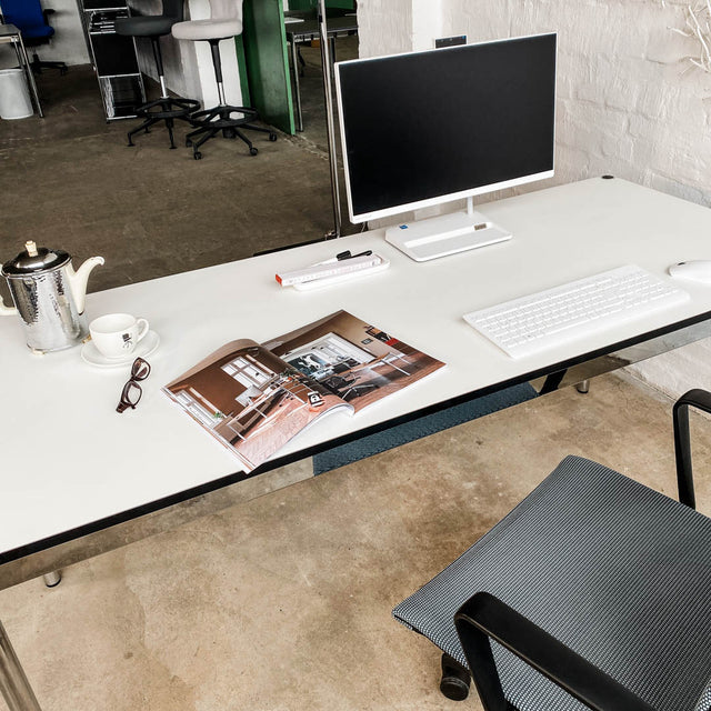 USM Haller Tisch Fenix - weiß - 175 x 75 cm - gebrauchte TOP Qualität