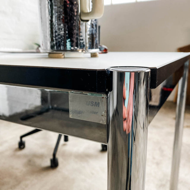 USM Haller Tisch Fenix - weiß - 175 x 75 cm - gebrauchte TOP Qualität