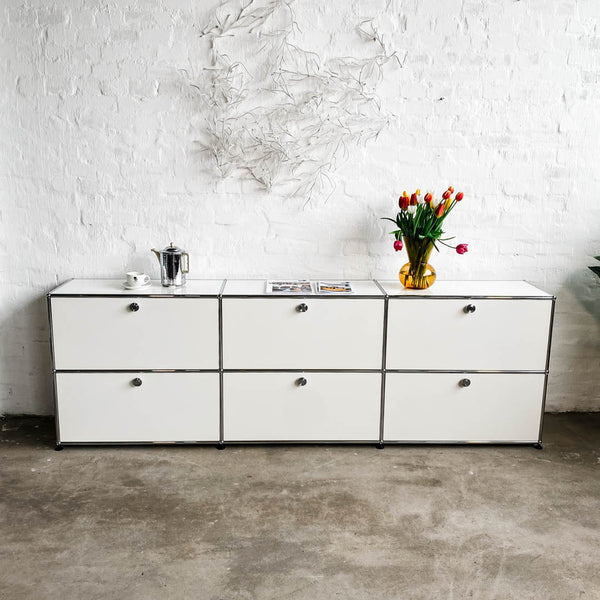 USM Haller - Sideboard - weiß - 3x2 - gebrauchte TOP Qualität