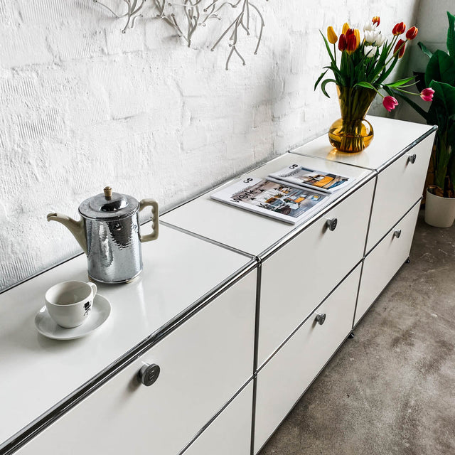 USM Haller - Sideboard - weiß - 3x2 - gebrauchte TOP Qualität